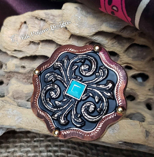 Antique Copper Wild Rag Slide