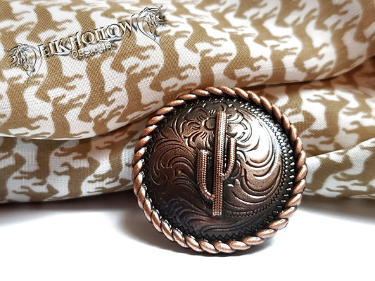 Cactus Antique Copper Wild Rag Slide - Elk Hollow DesignsCactus Antique Copper Wild Rag Slide