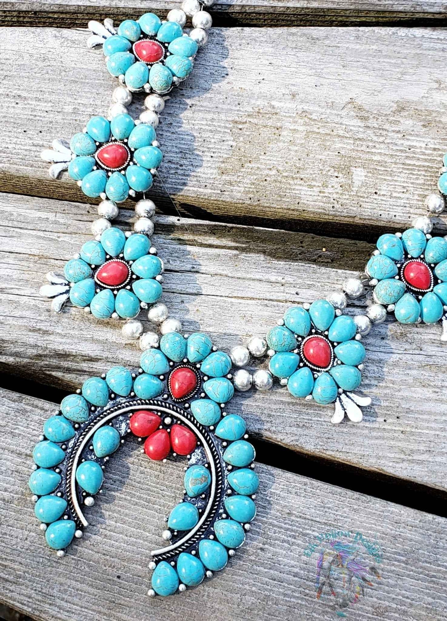 Callie Squash Blossom Statement Necklace