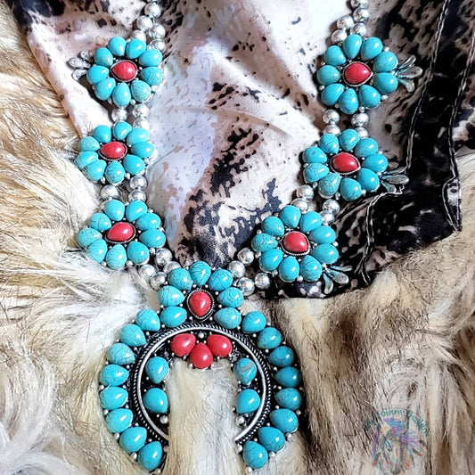 Callie Squash Blossom Statement Necklace - Elk Hollow DesignsCallie Squash Blossom Statement Necklace
