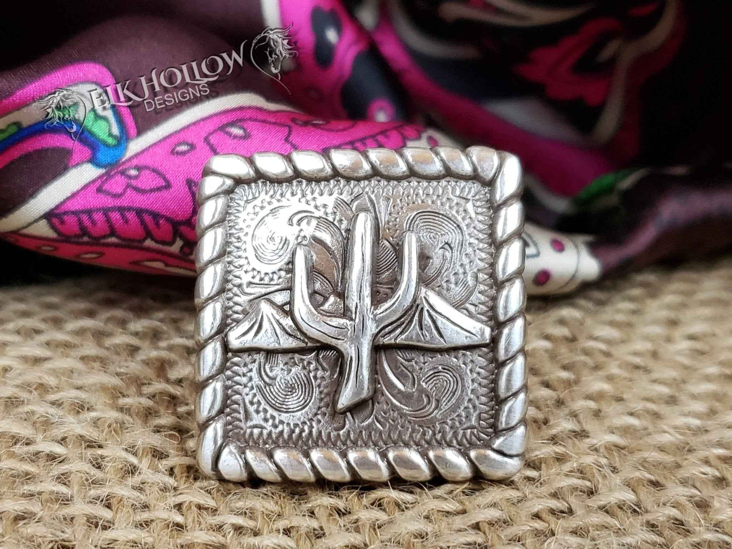 Desert Cactus Wild Rag Scarf Slide