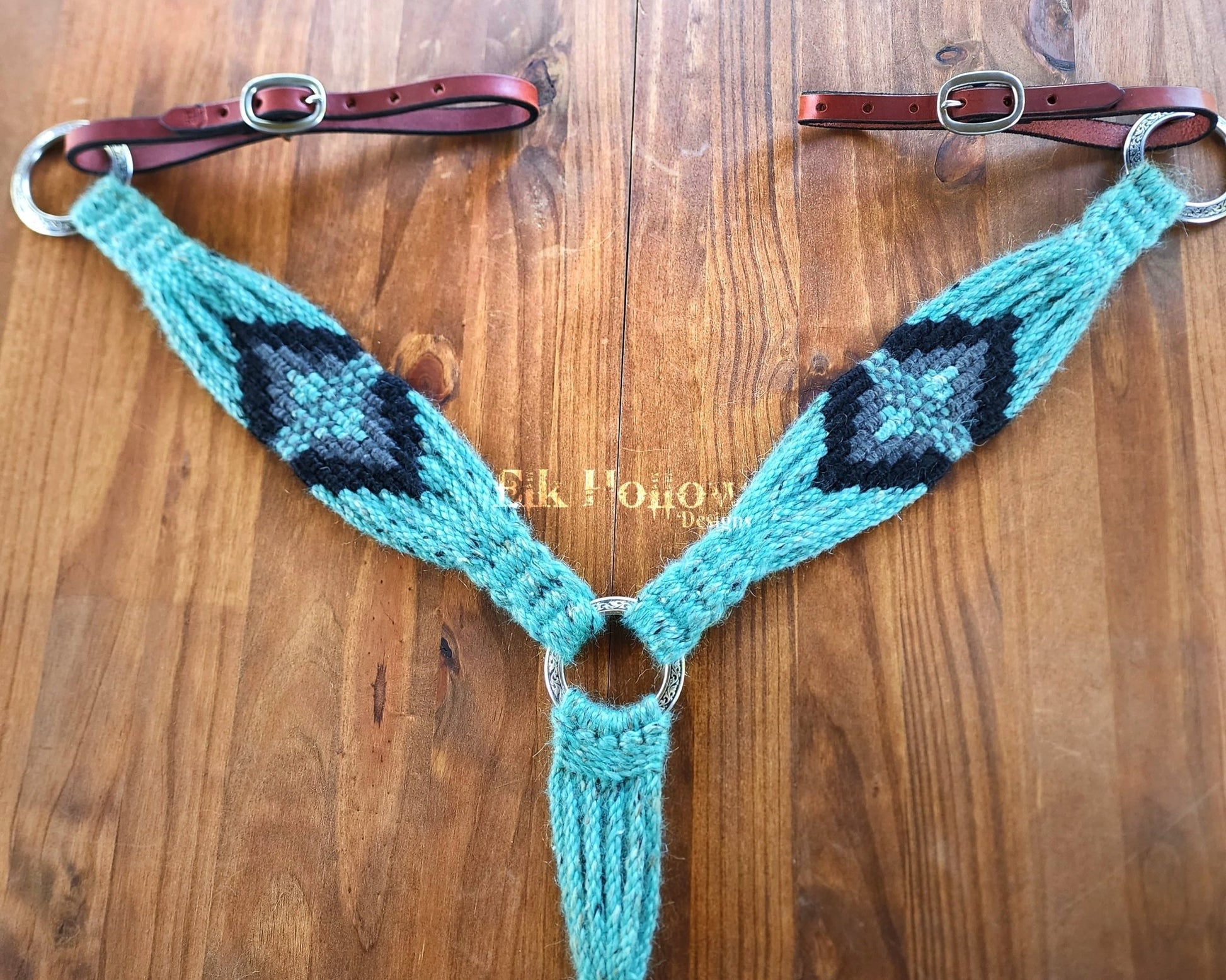 Mohair Breast Collar #1464 - Elk Hollow DesignsMohair Breast Collar #1464