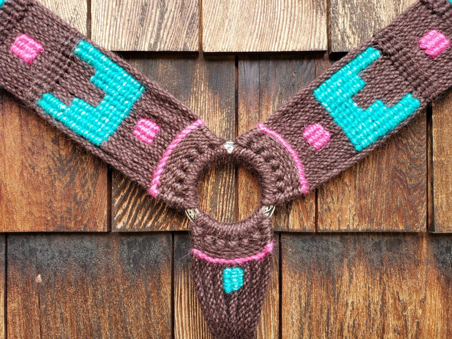 Mohair Breast Collar #1558 - Elk Hollow DesignsMohair Breast Collar #1558