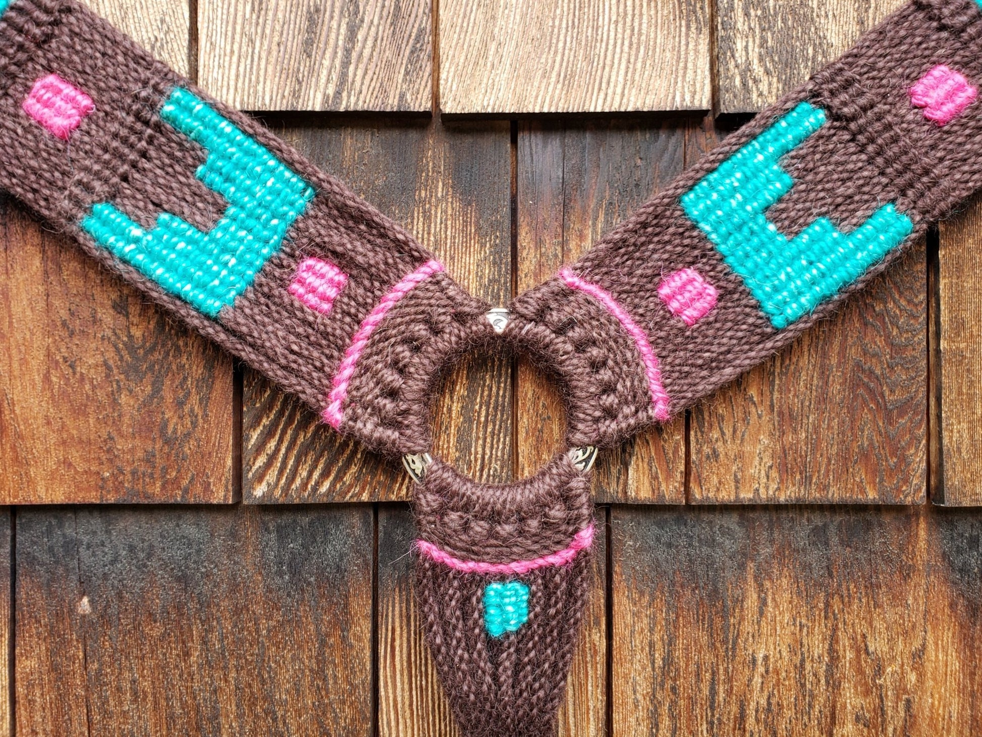 Mohair Breast Collar #1558 - Elk Hollow DesignsMohair Breast Collar #1558
