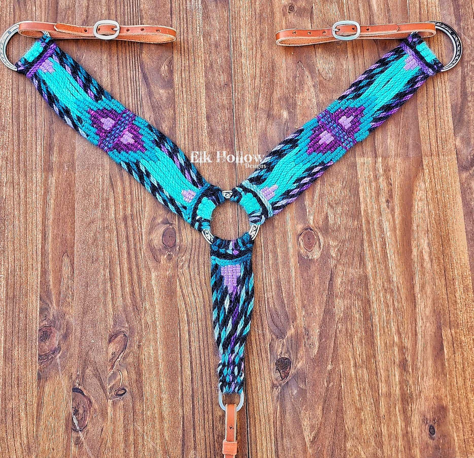 Mohair Breast Collar #1753 - Elk Hollow DesignsMohair Breast Collar #1753