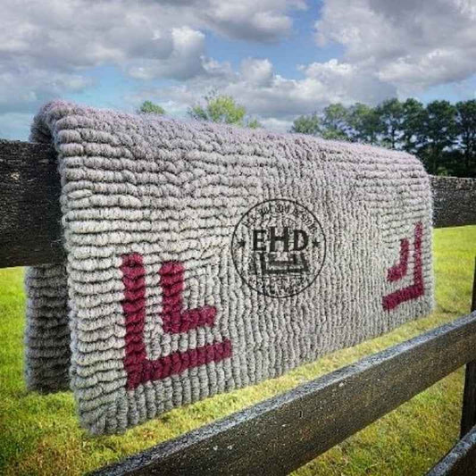 Pulled Wool Saddle Pad #1717