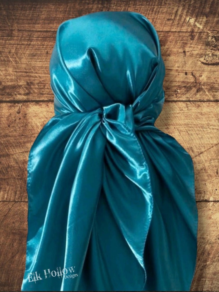 Teal Wild Rag - Elk Hollow DesignsTeal Wild Rag