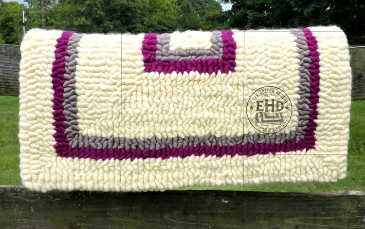 Pulled Wool Saddle Pads