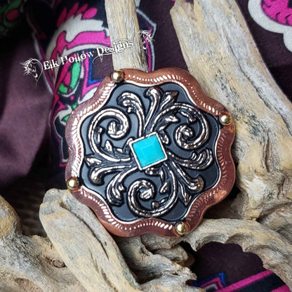 Antique Copper Wild Rag Slide
