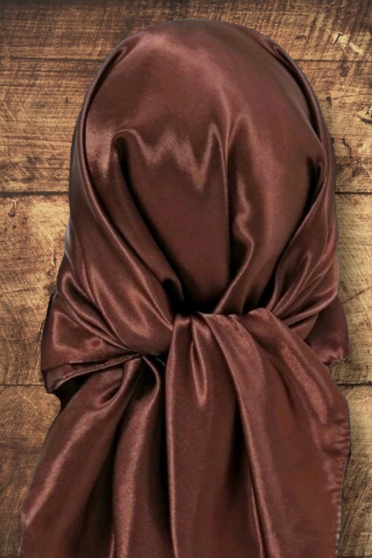 Chocolate Brown Wild Rag / Scarf - Elk Hollow DesignsChocolate Brown Wild Rag / Scarf