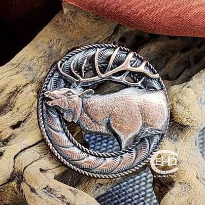 Copper Bulging Elk Wild Rag Slide
