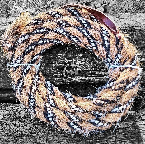 Mecate Horsehair Reins 5/8" x 22 ft - Elk Hollow DesignsMecate Horsehair Reins 5/8" x 22 ft