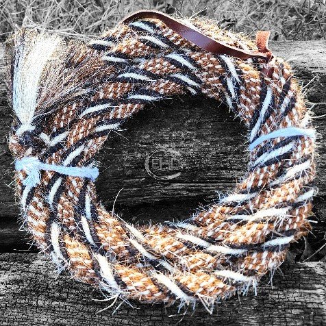 Mecate Horsehair Reins 5/8" x 22 ft - Elk Hollow DesignsMecate Horsehair Reins 5/8" x 22 ft