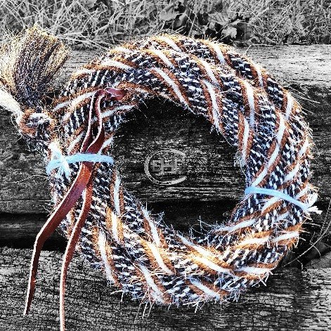 Mecate Horsehair Reins 5/8" x 22 ft - Elk Hollow DesignsMecate Horsehair Reins 5/8" x 22 ft