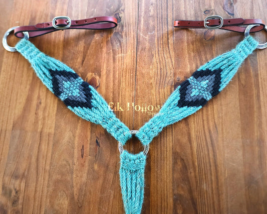 Mohair Breast Collar #1464 - Elk Hollow DesignsMohair Breast Collar #1464