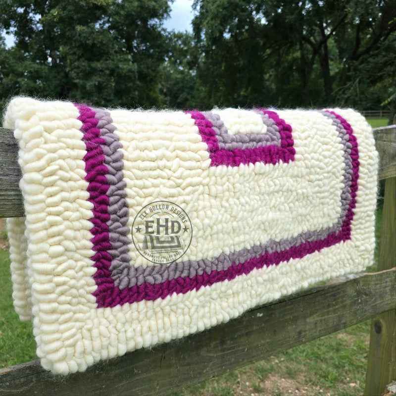 Pulled Wool Saddle Pad #1716
