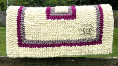 Pulled Wool Saddle Pad #1716
