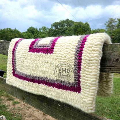 Pulled Wool Saddle Pad #1716
