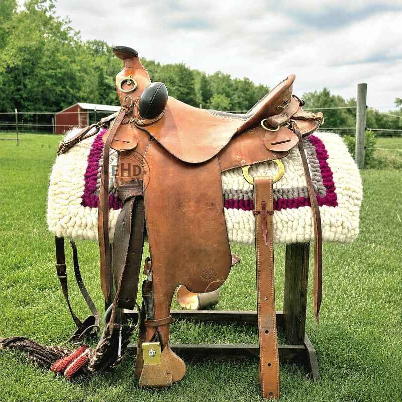 Pulled Wool Saddle Pad #1716