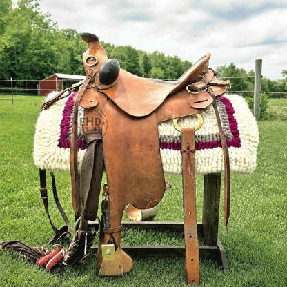 Pulled Wool Saddle Pad #1716
