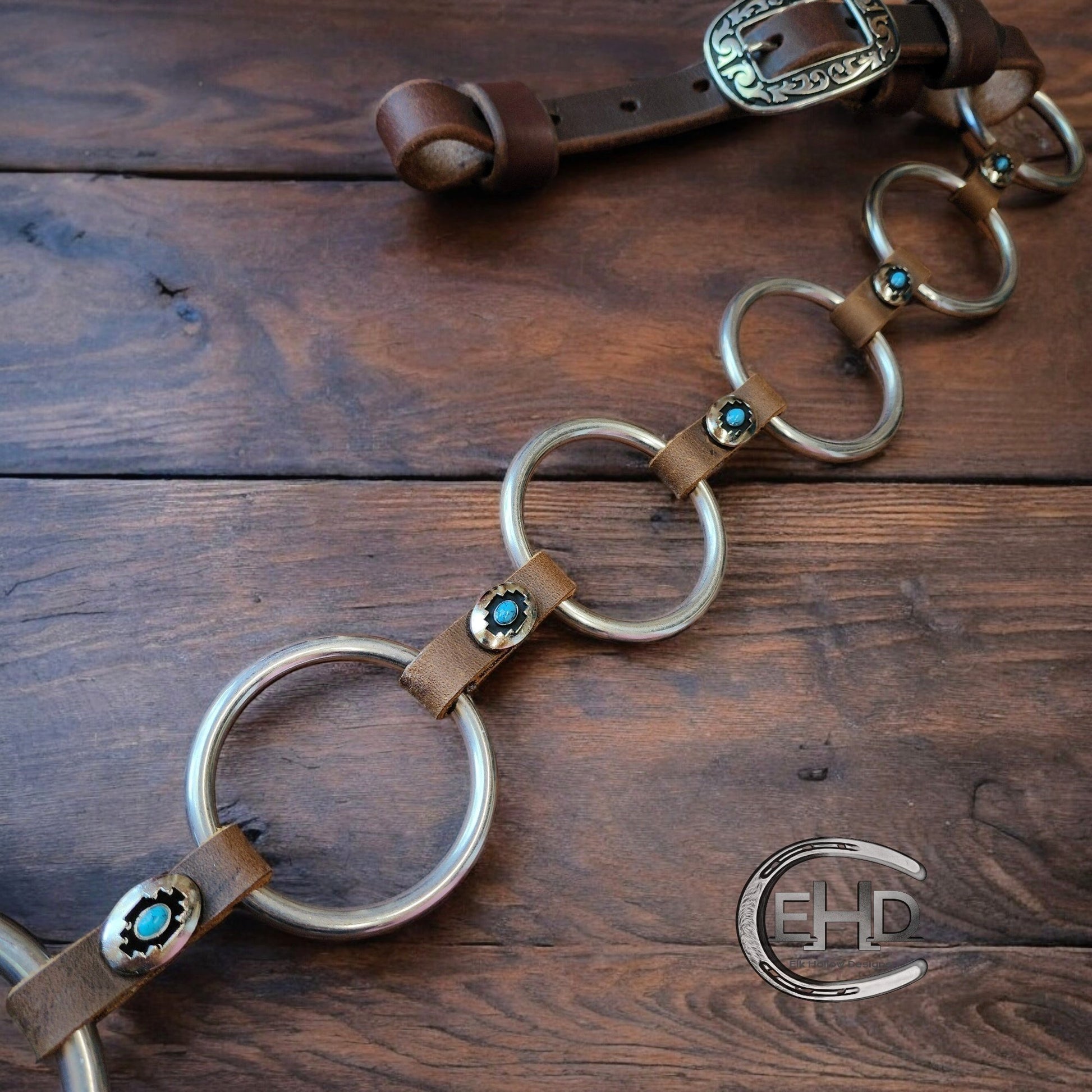 Rustic Ring Breast Collar - Elk Hollow DesignsRustic Ring Breast Collar